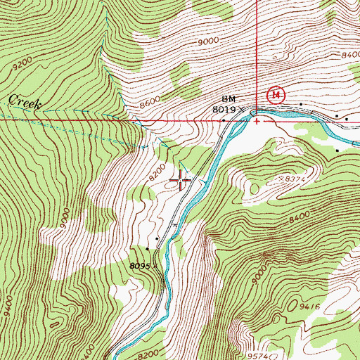 Topographic Map of Tunnel Rest Area, CO