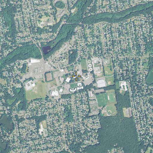 Aerial/Satellite Image of Churchill Library, MA