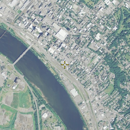 Aerial/Satellite Image of Gerena Middle School, MA