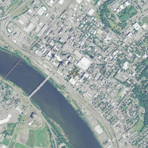 Aerial/Satellite Image of Hampden County Courthouse, MA