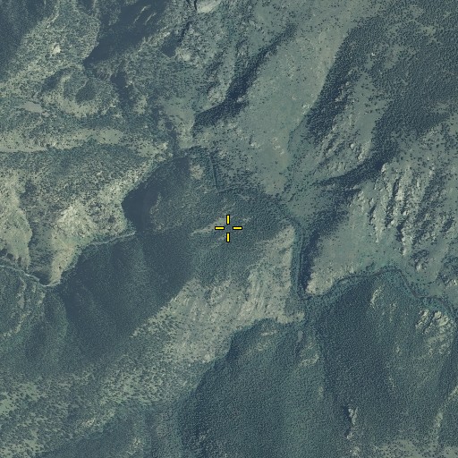 Aerial/Satellite Image of Bright Trail, CO