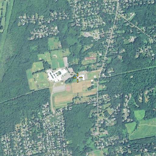 Aerial/Satellite Image of Mile Tree School, MA