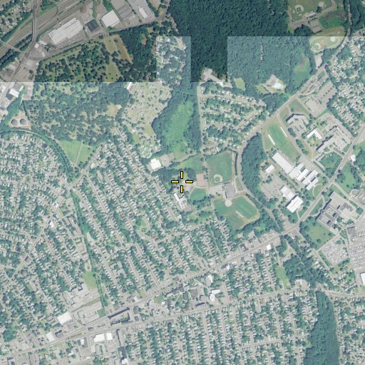 Aerial/Satellite Image of Reed Hall, MA