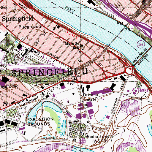 Topographic Map of Saint Francis of Assisi Chapel, MA