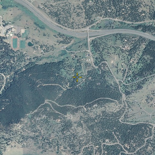 Aerial/Satellite Image of Koser Spring, CO