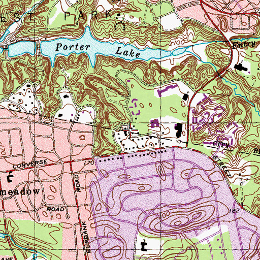 Topographic Map of Yeshiva Academy, MA