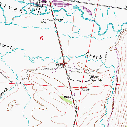 Topographic Map of Sulphur District Ranger Office, CO
