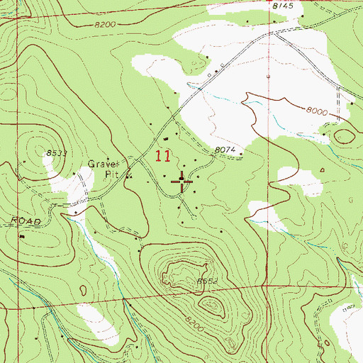 Topographic Map of Aspen Meadows, CO