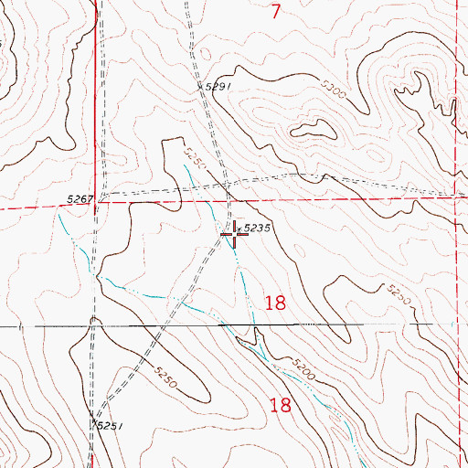 Topographic Map of Stonehouse Windmill, CO