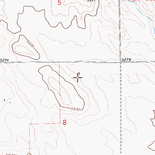 Topographic Map of Erickson Windmill, CO