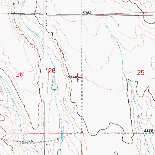 Topographic Map of Halter Windmill, CO