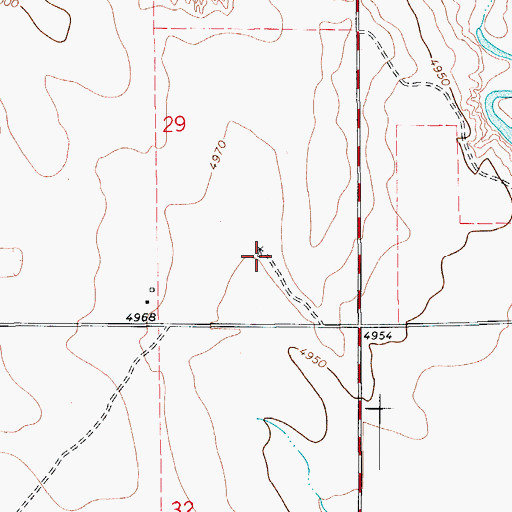 Topographic Map of Arrowhead Windmill, CO
