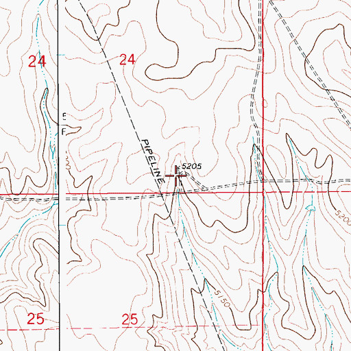 Topographic Map of Phillips Windmill, CO