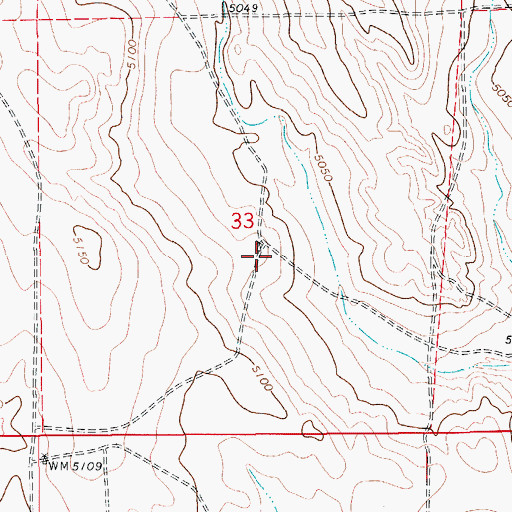 Topographic Map of Murphy Windmill, CO