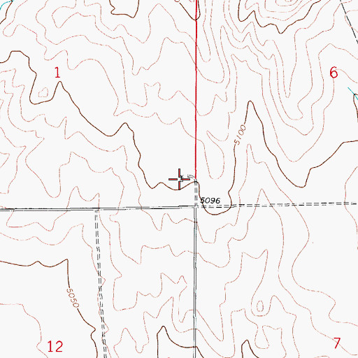Topographic Map of Wildhorse Windmill, CO