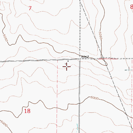 Topographic Map of Range Rider Water Well, CO