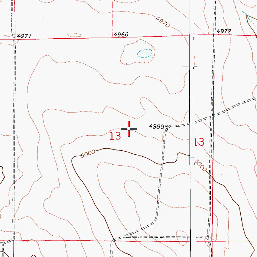 Topographic Map of Antelope Windmill, CO