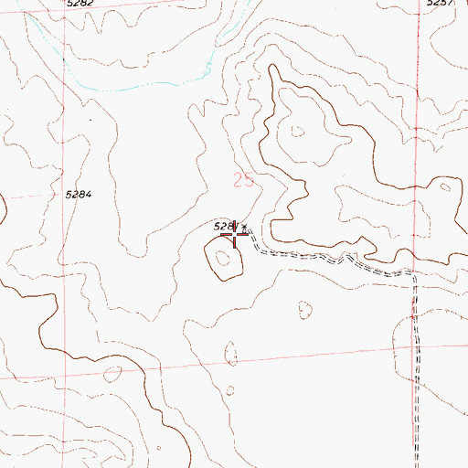 Topographic Map of Contour Windmill, CO