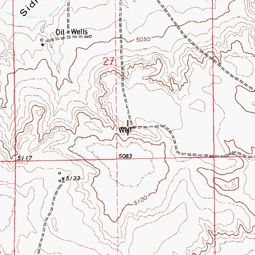 Topographic Map of Chief Well, CO