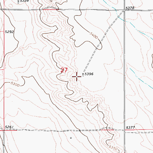 Topographic Map of Worely Windmill, CO