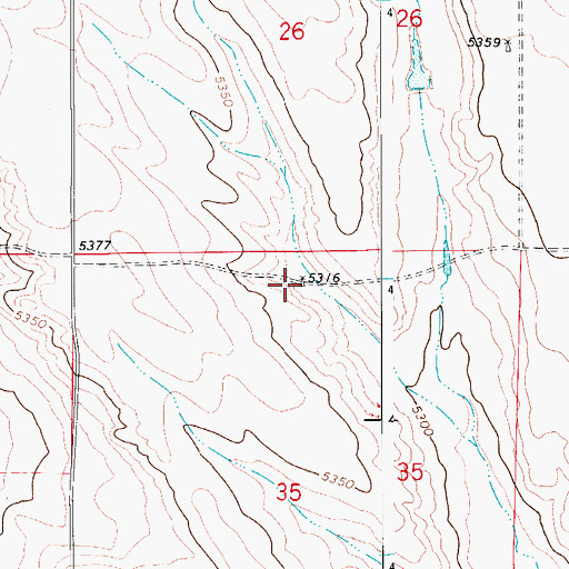Topographic Map of Rodenbaugh Windmill, CO