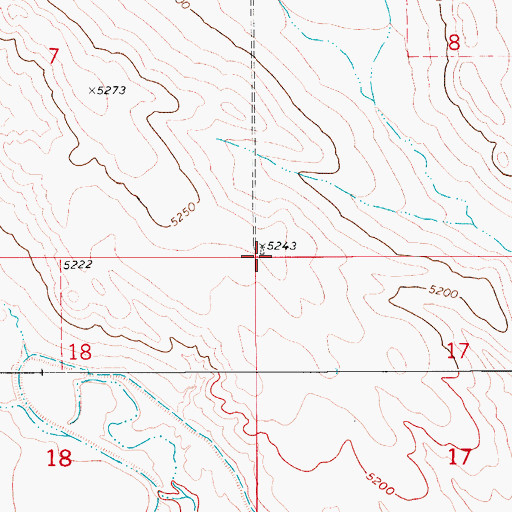 Topographic Map of Peterson Windmill, CO