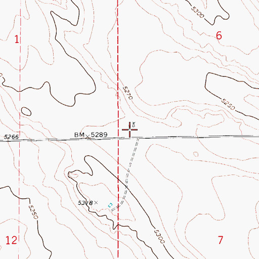 Topographic Map of Ashmann Windmill, CO