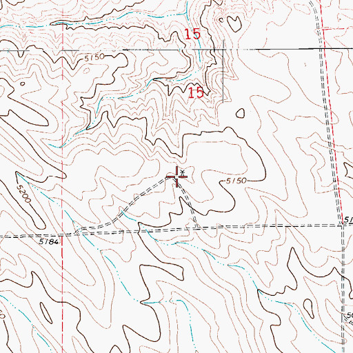 Topographic Map of Crame Windmill, CO