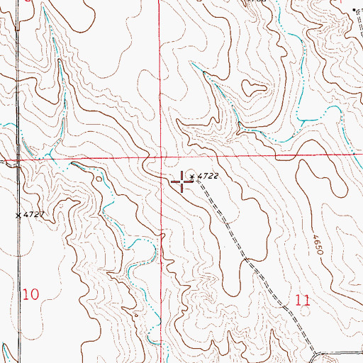 Topographic Map of Skyline Windmill, CO