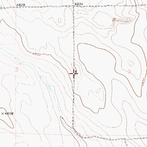 Topographic Map of Rauth Windmill, CO