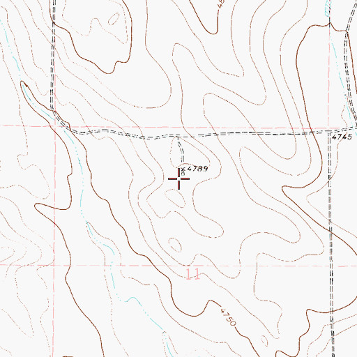 Topographic Map of Coyote Windmill, CO