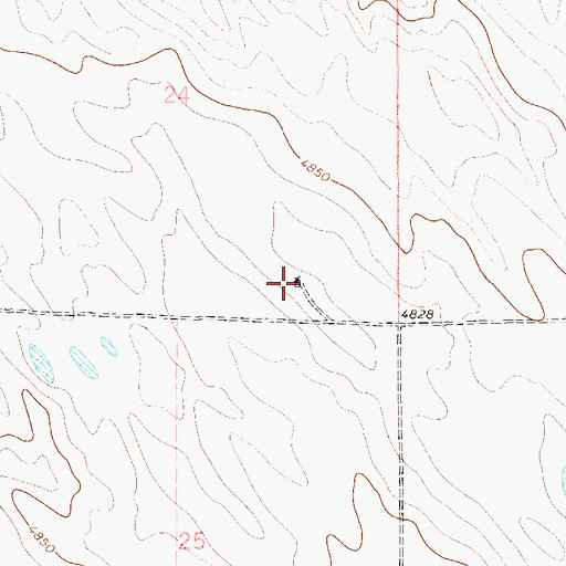 Topographic Map of Blowout Windmill, CO