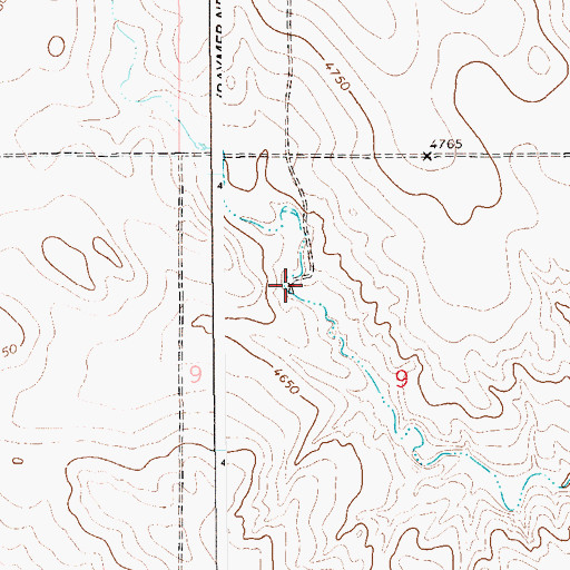 Topographic Map of Kibben Windmill, CO