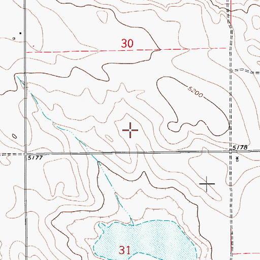 Topographic Map of Pap Windmill, CO