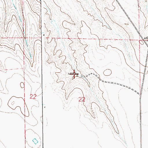 Topographic Map of Hole in the Wall Windmill, CO