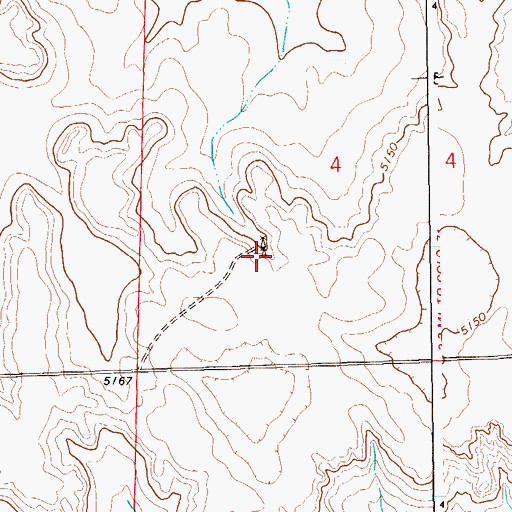 Topographic Map of Vim Windmill, CO