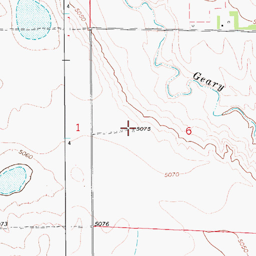 Topographic Map of Osborne Water Well, CO