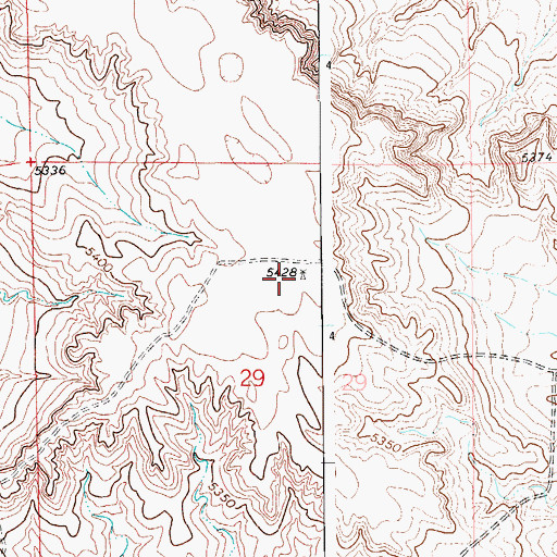 Topographic Map of Mesa Windmill, CO