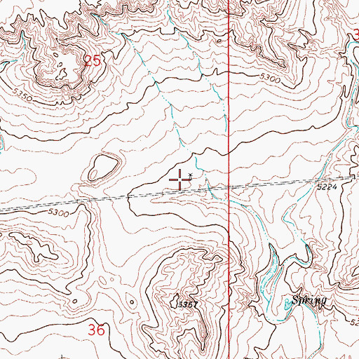 Topographic Map of Hosock Windmill, CO