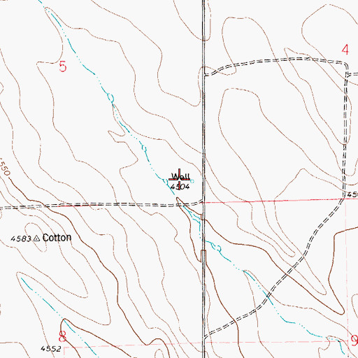 Topographic Map of Sub Water Well, CO