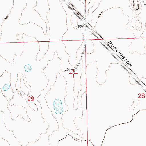 Topographic Map of Gunsight Windmill, CO
