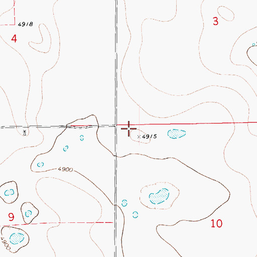 Topographic Map of Nob Hill Windmill, CO