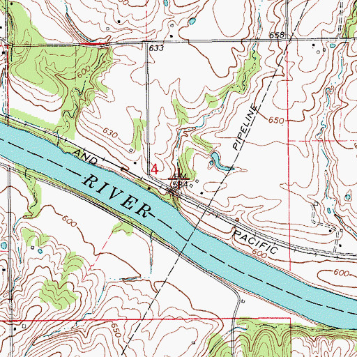 Topographic Map of Schultz Conservation Area, IA