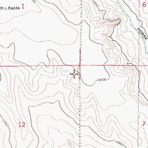 Topographic Map of Doublebarrel Windmill, CO