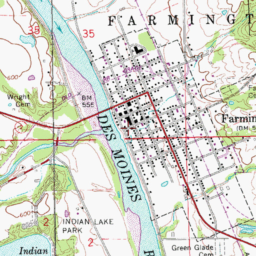 Topographic Map of Christy Clinic, IA