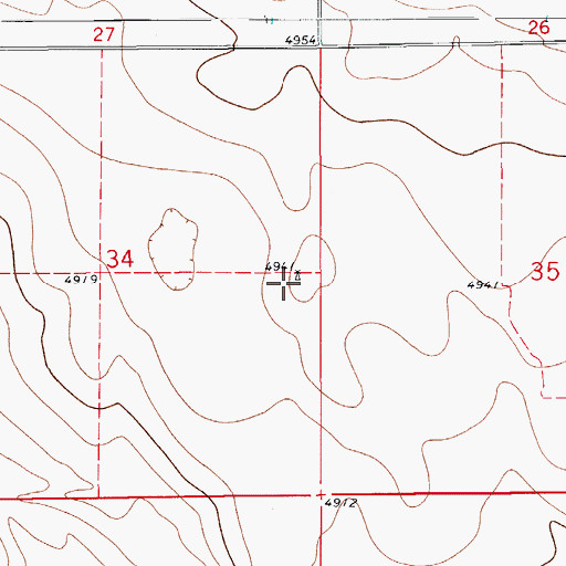 Topographic Map of Atwell Windmill, CO
