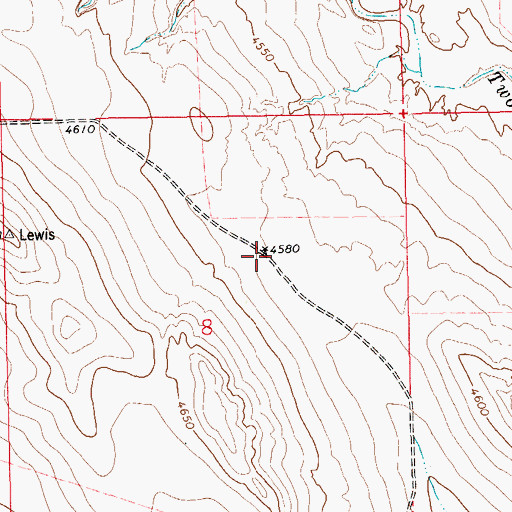 Topographic Map of Two Timer Windmill, CO