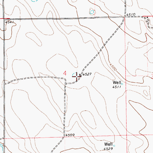 Topographic Map of Little Hole Windmill, CO