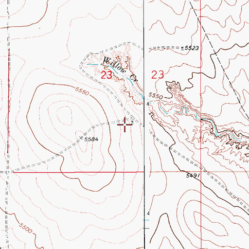 Topographic Map of Heinz Windmill, CO