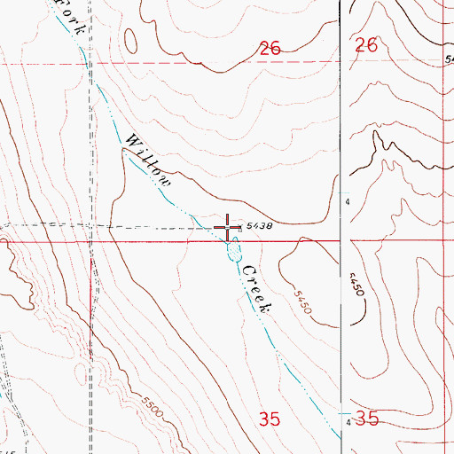 Topographic Map of Drain Windmill, CO